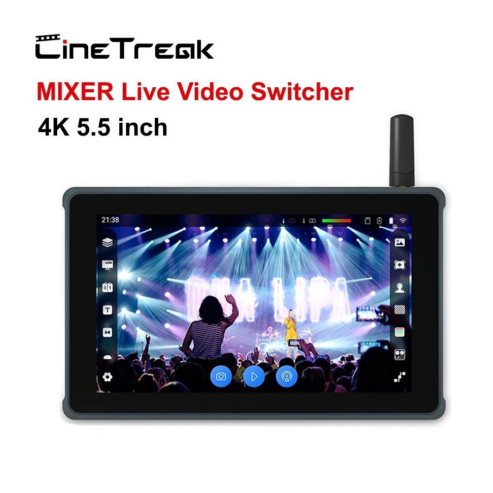 Миксер Cinetreak для прямой трансляции 5 дюйма 4K HDMI