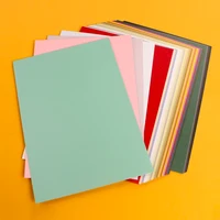 DUOFEN мерцающая бумага для скрапбукинга 25 цветов  A5 250г