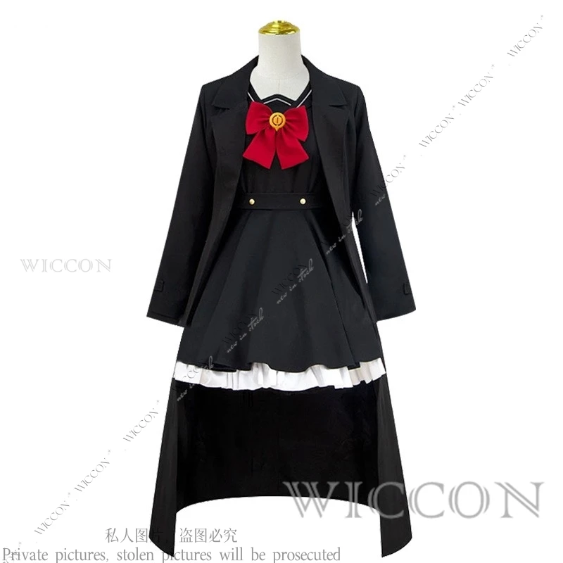 Professor Niyaniya Game Blue Archive Аниме Косплей Костюм Парик Японская Школьная Форма Юбка