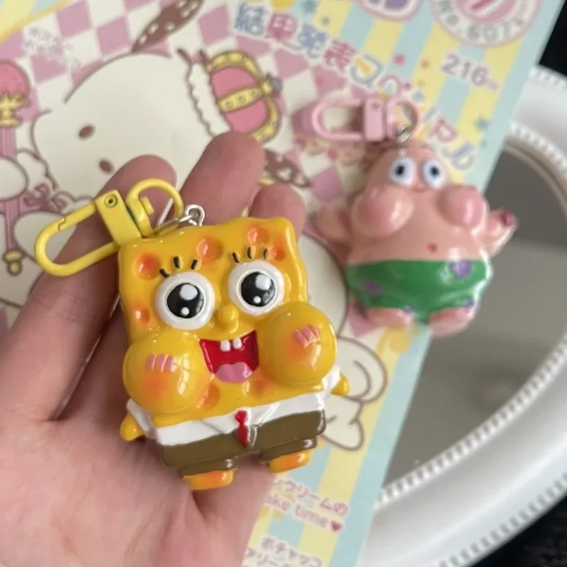 Губка Боб Патрик искусственный Мультфильм Аниме Рюкзак Подвеска девочка милый