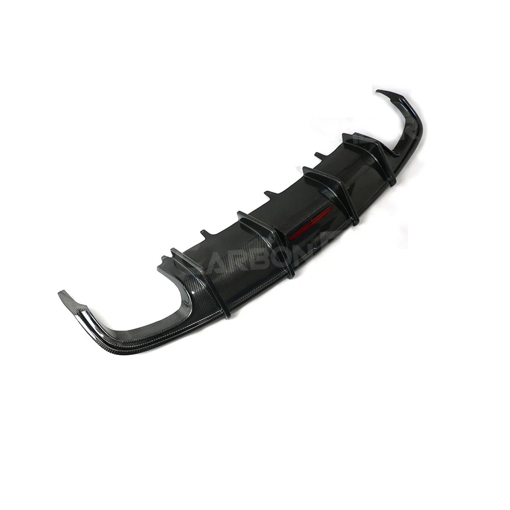 Задний диффузор из углеродного волокна спойлер для Audi A7 S7 Sport 2016-2018 K Style FRP защита