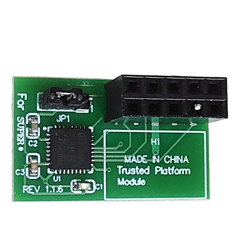 1 шт. 10-контактный модуль SPI TPM 2 0 зеленый надежная платформа для супермикро