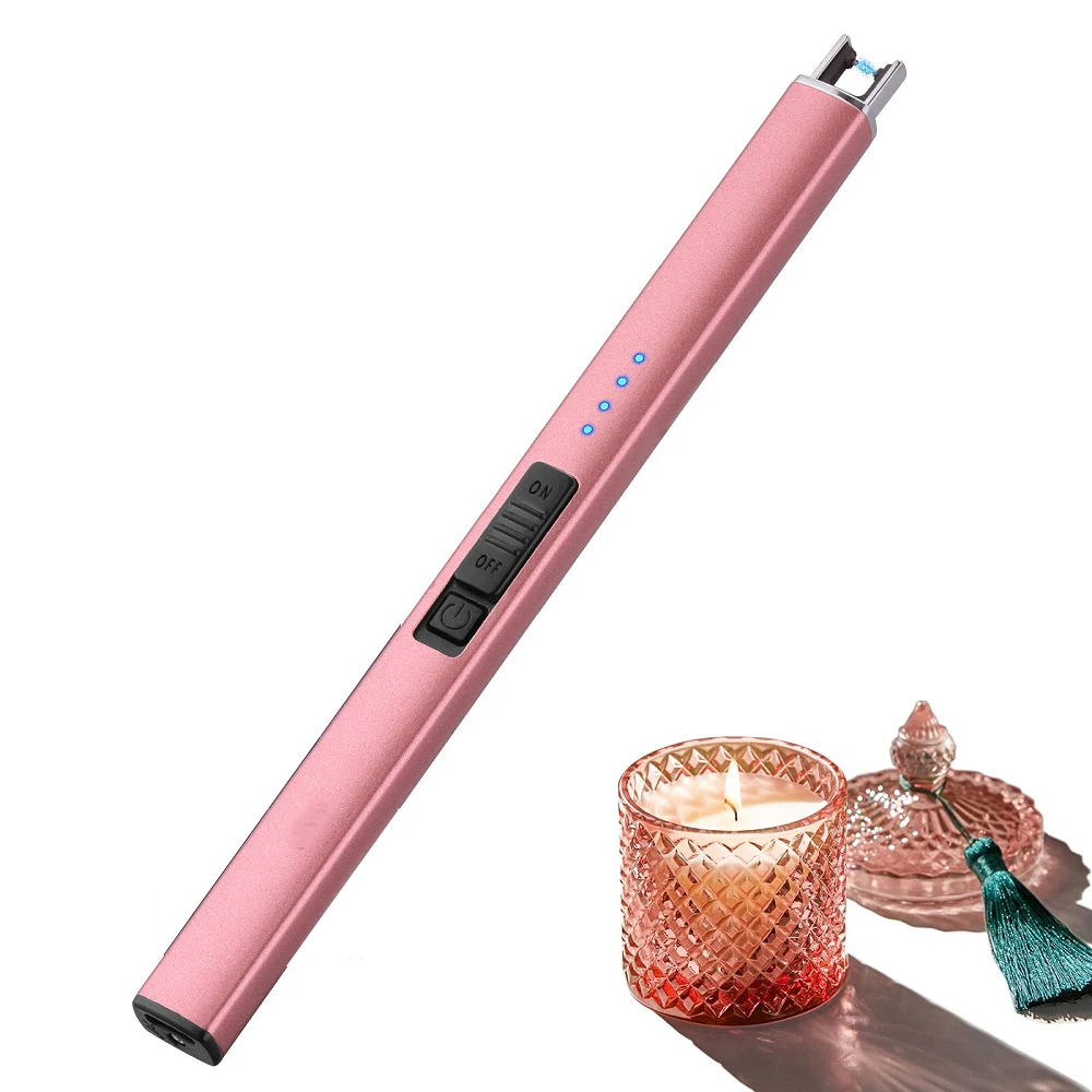 

Electric Candle Lighter Plasma Arc Lighters Windproof &amp Flameless with USB Rechargeable Double Safety Switch Tiffany Blue