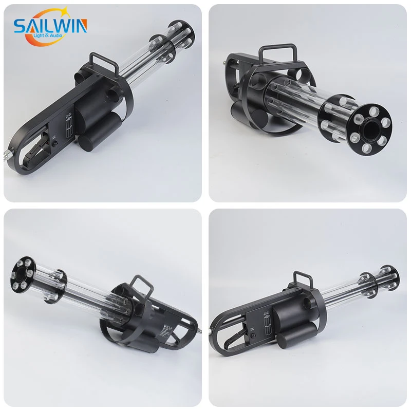 Sailwin Co2 Jet Machine Ручные реактивные пистолеты LED GATLING Gun Дымовая туманная машина для
