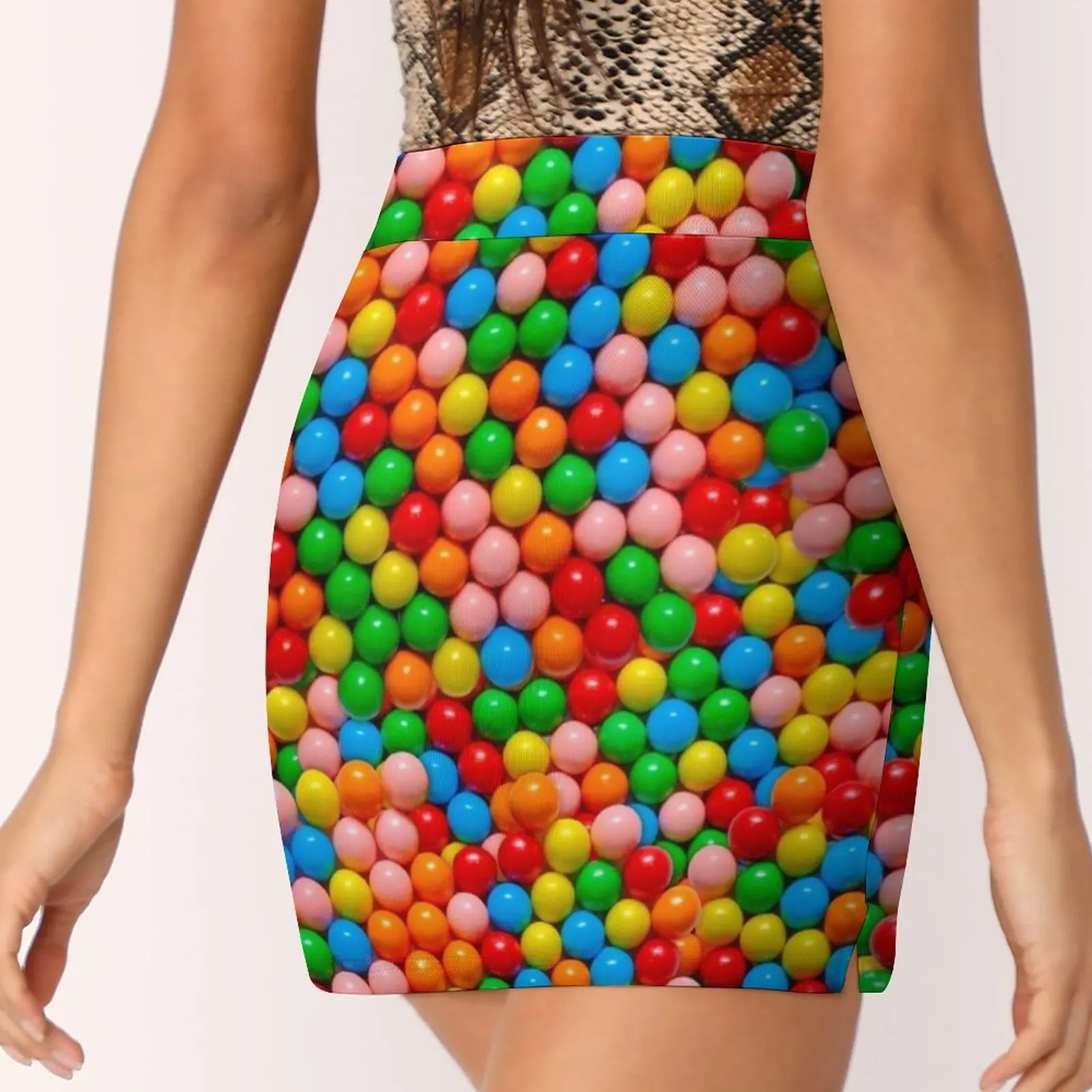 Мини-гумбол настоящая конфетная фотоузор женская юбка спортивная юбка-юбка с