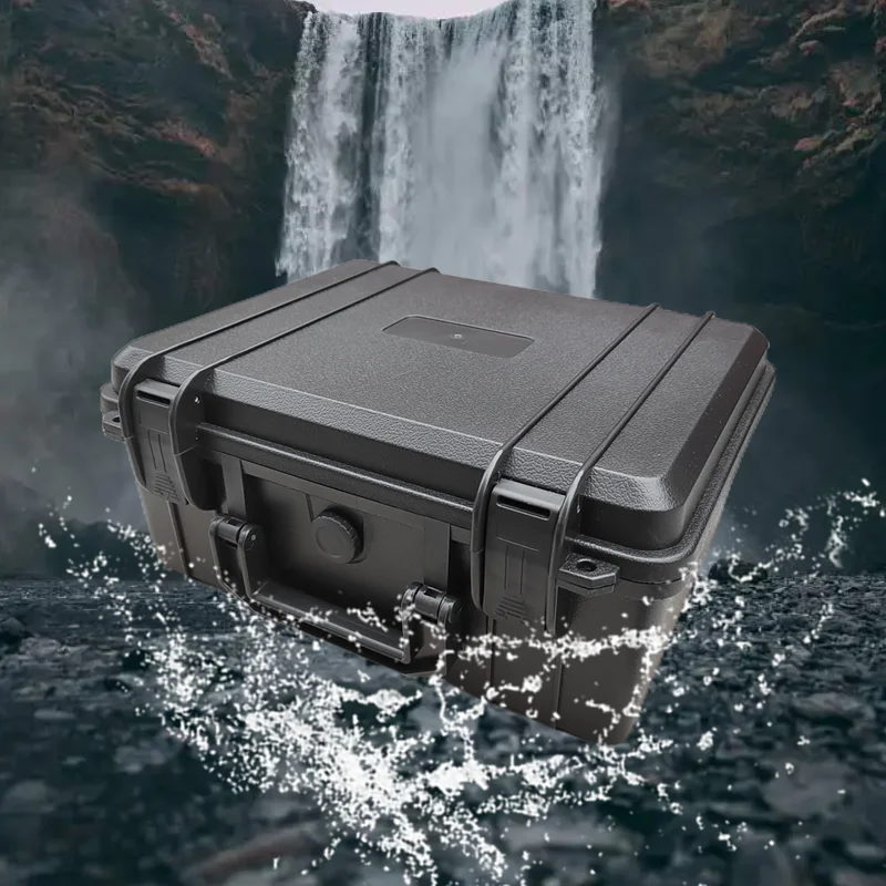 Portable Instrument Case ToolBox Safety Waterproof Camera Equipment Tool Box Dry Box Impact Resistant with pre-cut sponge