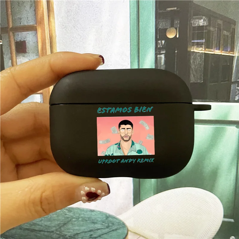 Силиконовый чехол Yo Perreo Sola Bad Bunny Maluma для Apple Airpods 1 2 3 Аксессуары беспроводных
