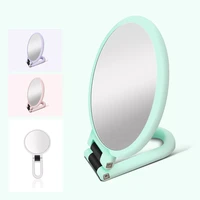 251015x magnifying makeup mirror hand mirror handheld folding double sided makeup vanity mirror travel portable makeup tools