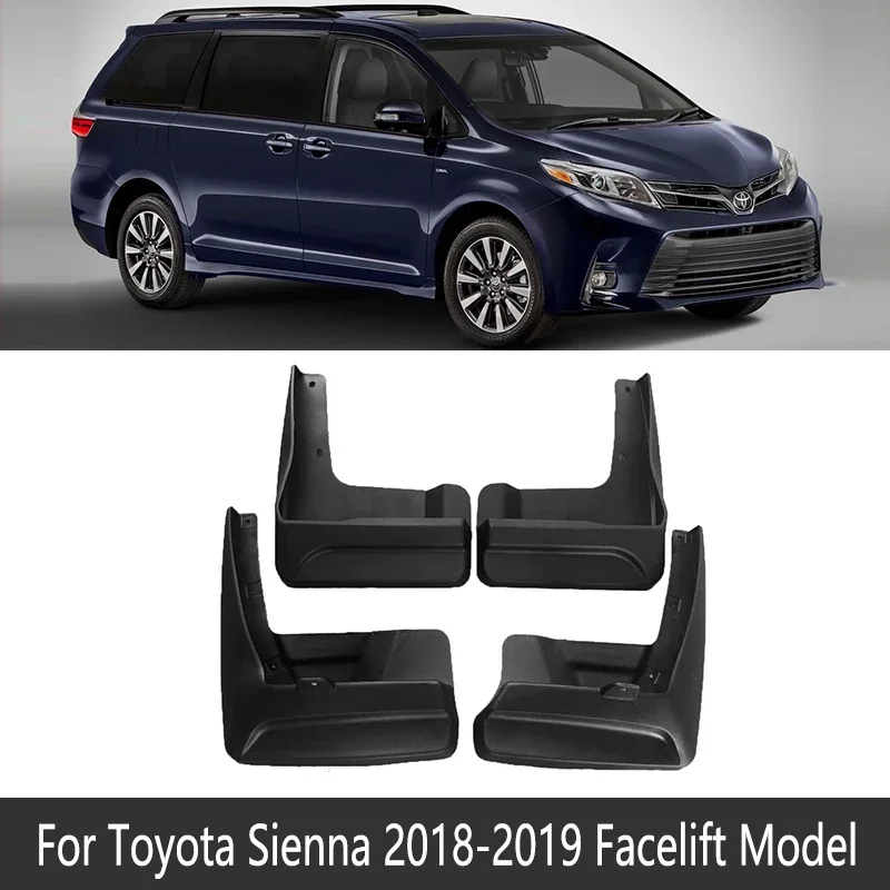 

Брызговик для Toyota Sienna XL30 2011 ~ 2019 Fender брызговик Всплеск закрылки аксессуары для брызговиков 2012 2013 2014 2015 2016 2017 2018
