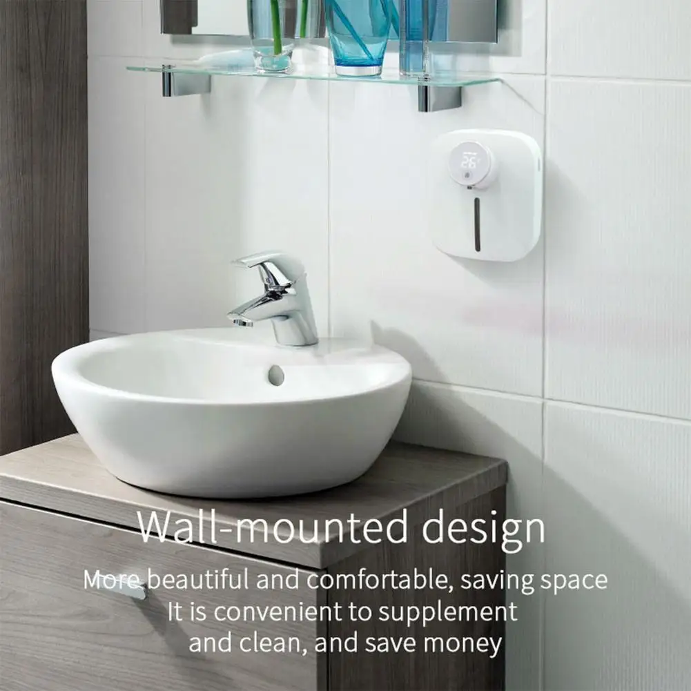 

Touchless Wall-mounted Automatic Soap Dispenser Usb Tool Machine Hand Hands Liquid Electric Free Infrared Sensor Foam Sanit D1k3