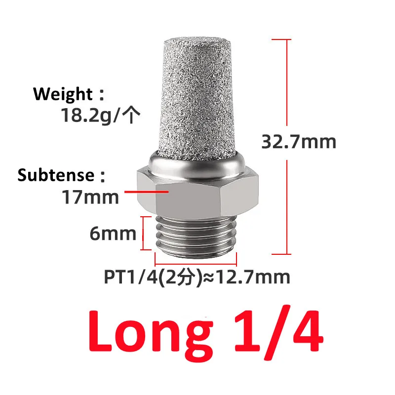 

Глушитель пневматический BSL из нержавейки 304
