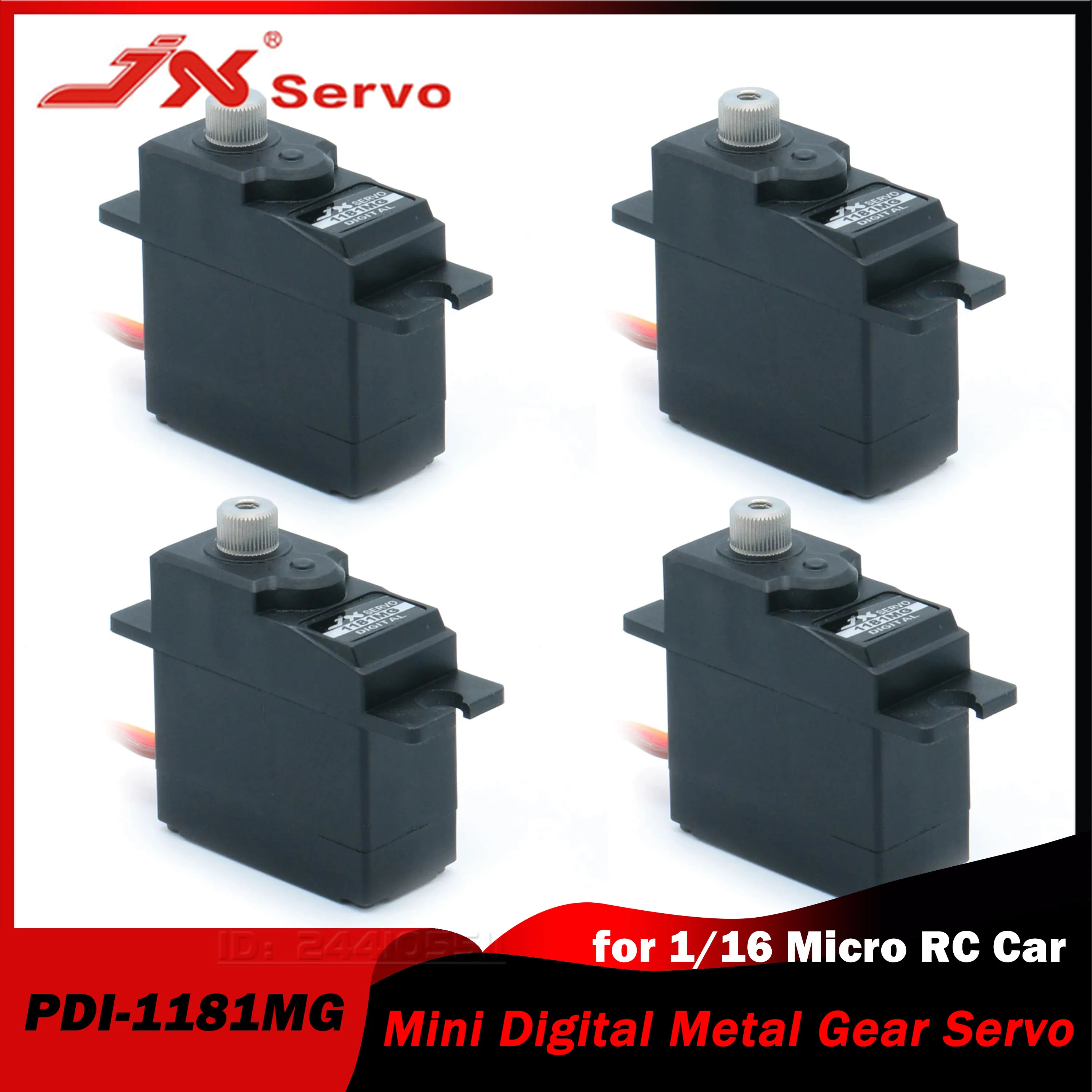 JX PDI-1181MG 18 г 3 5 кг Мини цифровой серводвигатель металлический редуктор для 1/16