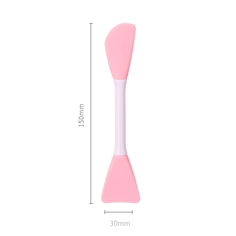 Одна штука съемной мягкой силиконовой щетки для лица для маски, макияжа и косметики, легко моющаяся.