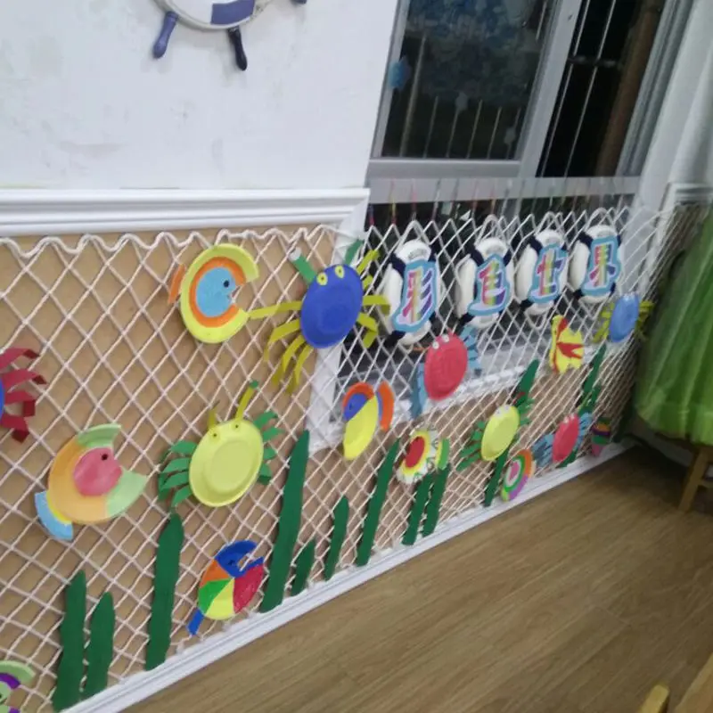Детская Защитная сетка строительная веревка с падающей сеткой балконное окно