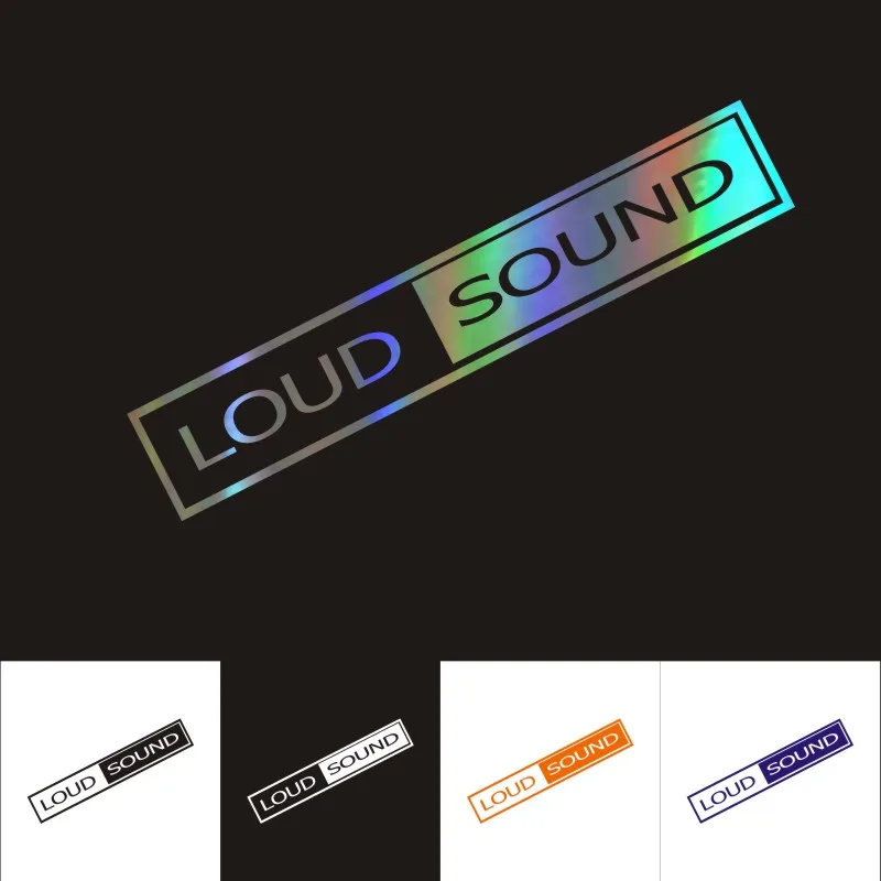 

Fuwo Trading Car Stickers LOUD SOUND Car Motorcycles Decoration Waterproof 3D Reflective Car Styling Waterproof Custom Sticker