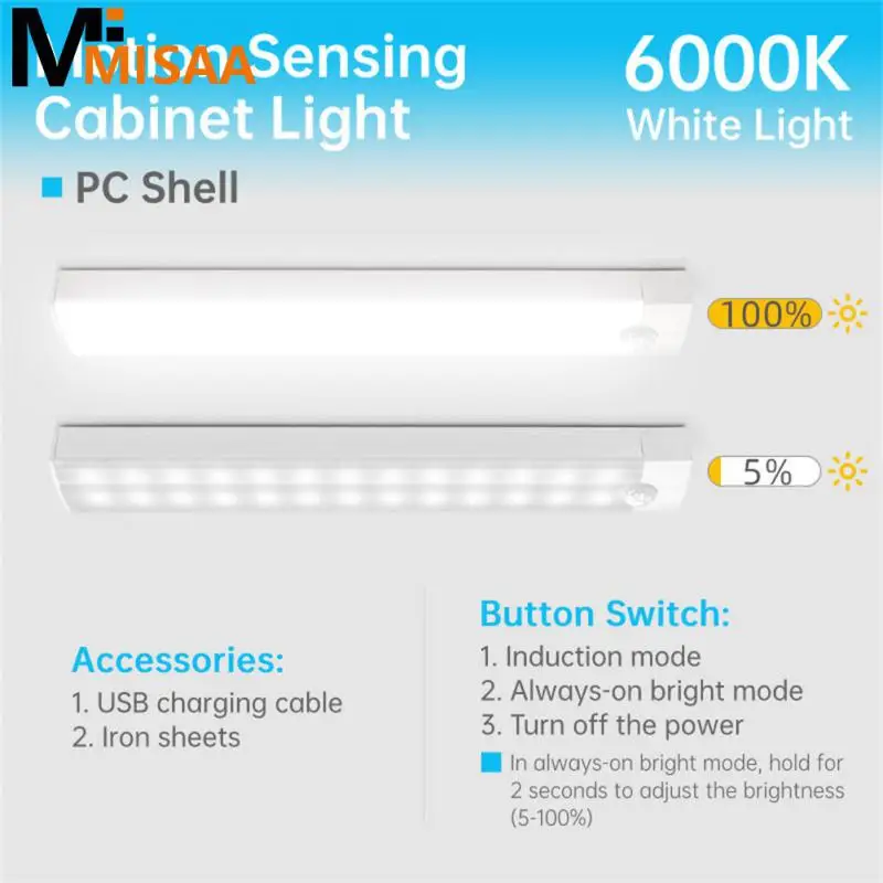 

Kitchen Closet Lights Portable Rechargeable Wireless Usb Motion Sensor For Kitchen Cabinet Bedroom Indoor Lighting Led Light