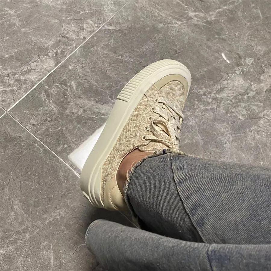 2024 модные леопардовые женские кроссовки повседневная спортивная обувь