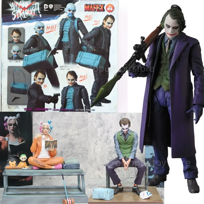 Mcfarlane Dc Multiverse Action Figure Suicidesquad Bank Robber Variant The Dark Knight 7inch For Kid Gift