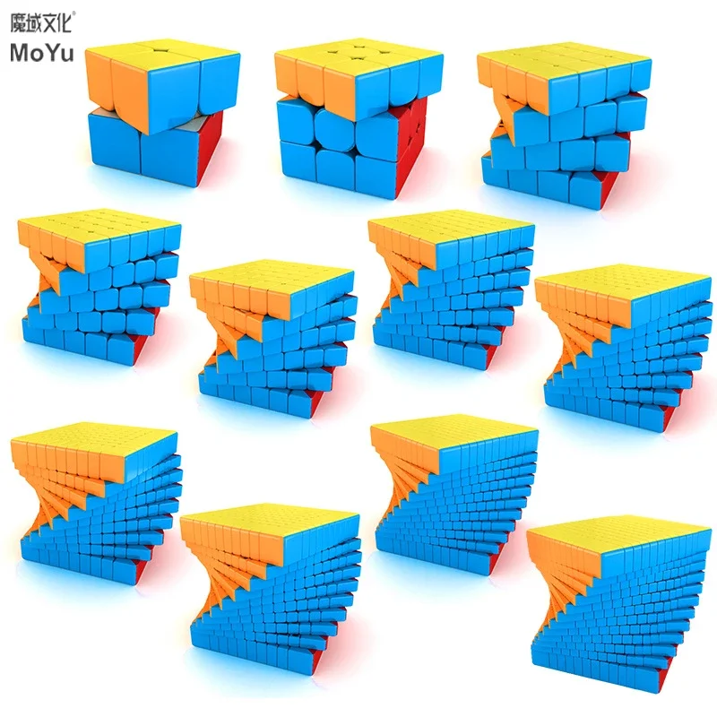 [Picube] MoYu Meilong магический куб без наклеек 2x2 3x3 4x4 5x5 6x6 7x7 8x8 9x9 10x10 11x11 12x12 скоростных