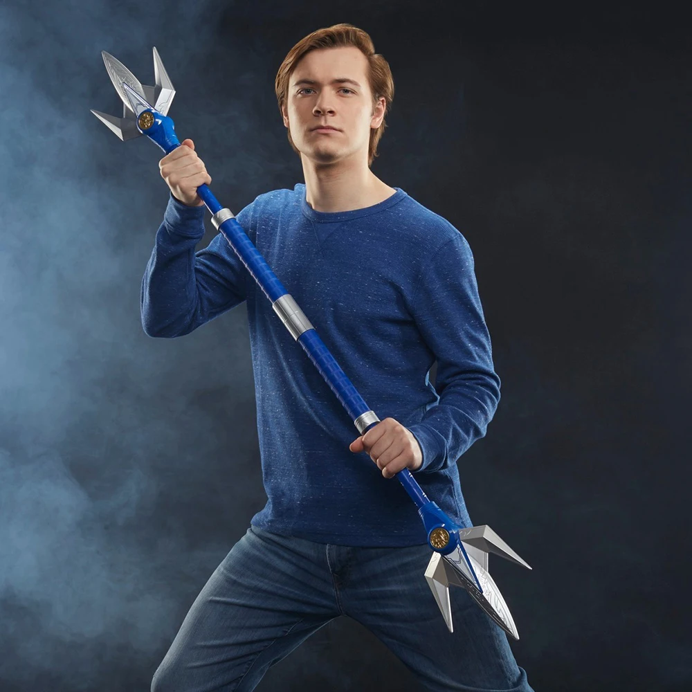 [В наличии] Hasbro Power Rangers Lightning Collection Mighty Morphin Blue Ranger Power Lance Хорошая оригинальная модель игрушки для косплея (art.: 3920cff9c0264) - 3920cff9c0264