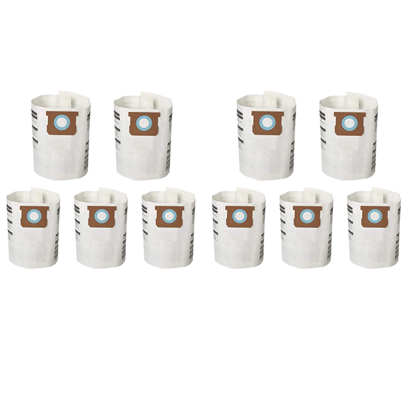 

10 Pack Replacement Wet/Dry Vacuum Bags Dust Bags For Shop-Vac Ridgid 5-8 Gallon Vacuum 9066100 90661 906-61