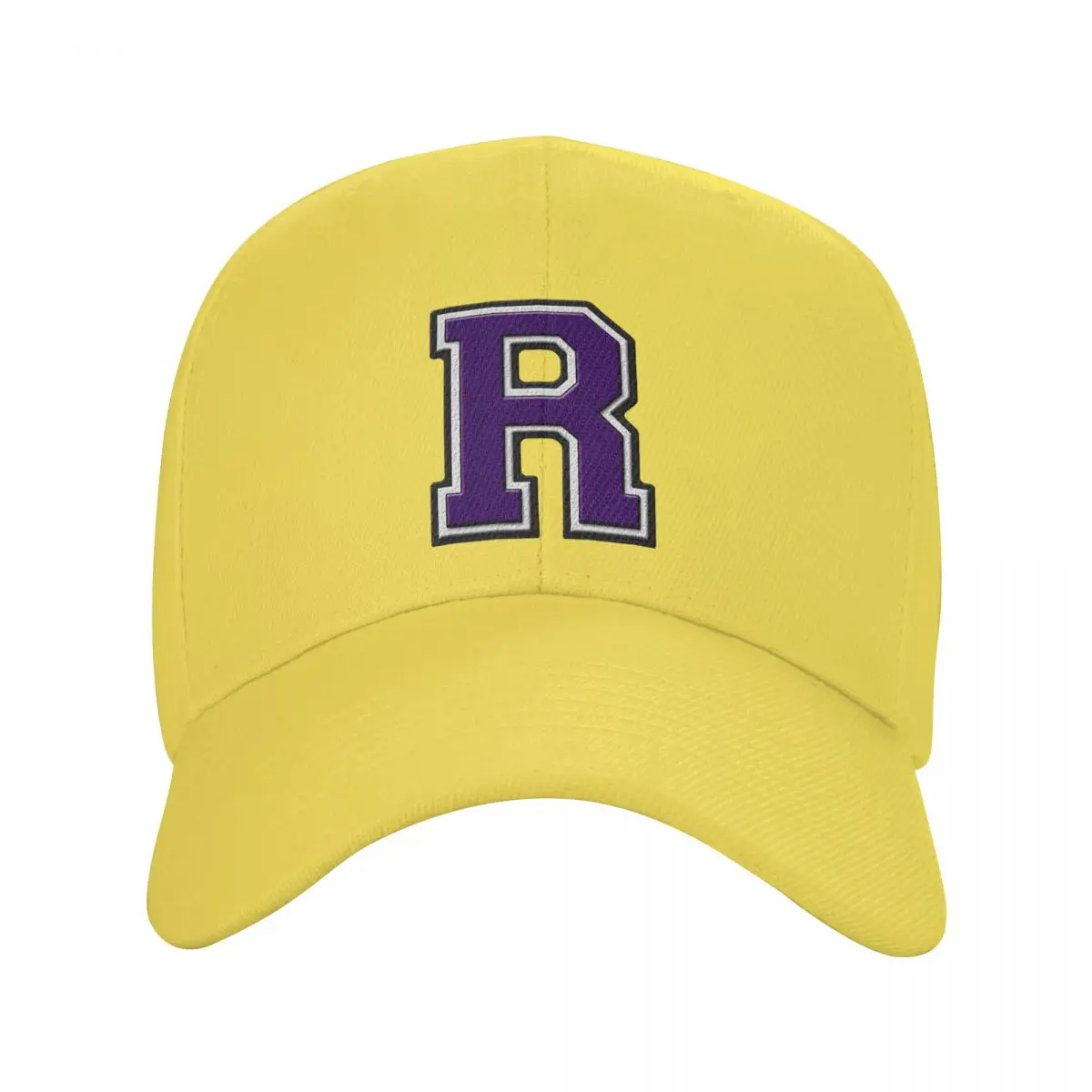 

Classic Unisex Purple Letter R Trucker Hat Adult Adjustable Baseball Cap Women Men Sun Protection