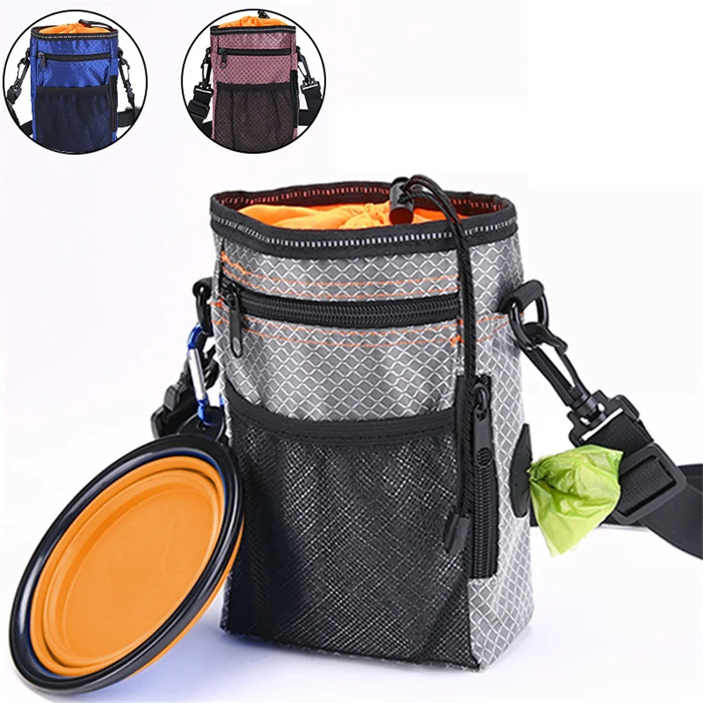 

Portable Dog Training Pouch Bag Multifunctional Snack Waist Bag Outdoor Oxford Storage Pocket Puppy Treats Walking Pet Supplies