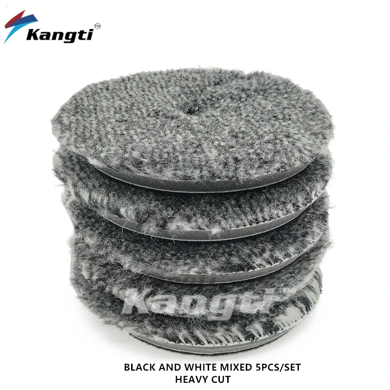 

5 "(125 мм)/6" 150 мм) шерстяная полировальная подушечка высокой плотности, шерстяная полировальная подушечка для полировки ягнят, полировщик автомобиля, полировка воском