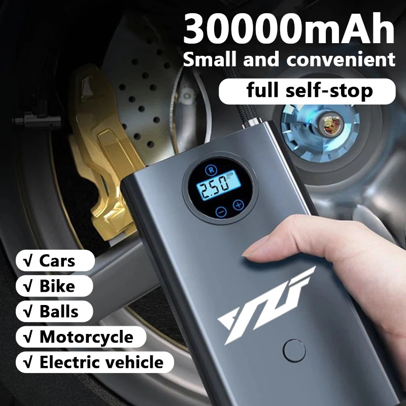 

Car Wireless Air Pump Mini Portable Air Compressor 150PSI Tire Inflator for Yamaha YZF Auto Accessories