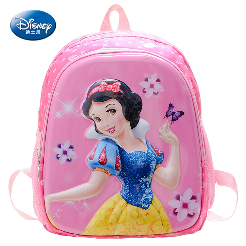 

Disney Kids Princess Schoolbags For Girls Cute Cartoon Snow White Minnie Mouse Print Backpacks Children's Fashion Light Backpack