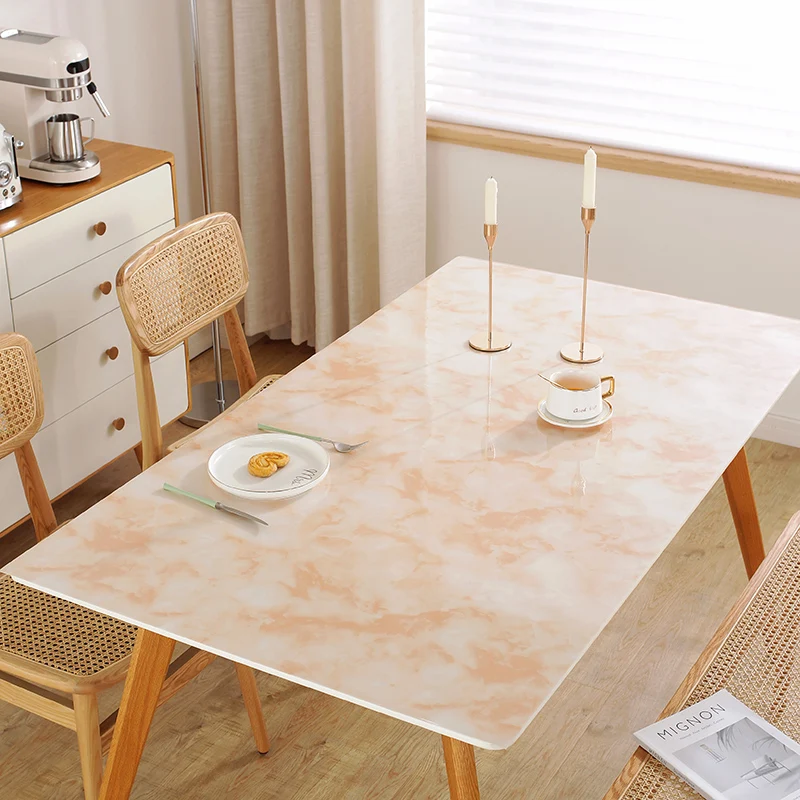 

1.0mm Thick Pvc Oilproof Waterproof Table Cloths Tablecloth Waterproof Oil -proof Rectangle Coffee Table Plastic Table Cloth