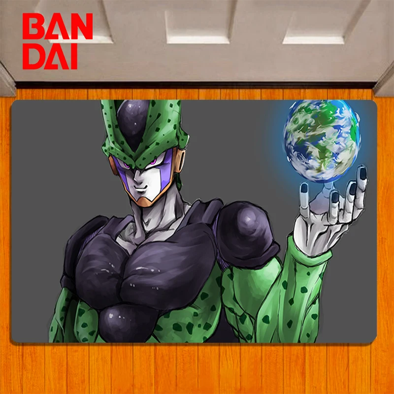 

Non-slip Washable Kitchen Mat Dragon Ball ​Entrance Super Saiyan Doormat Carpet Living Room Bathroom Rug Bath Bedrooom Hallway