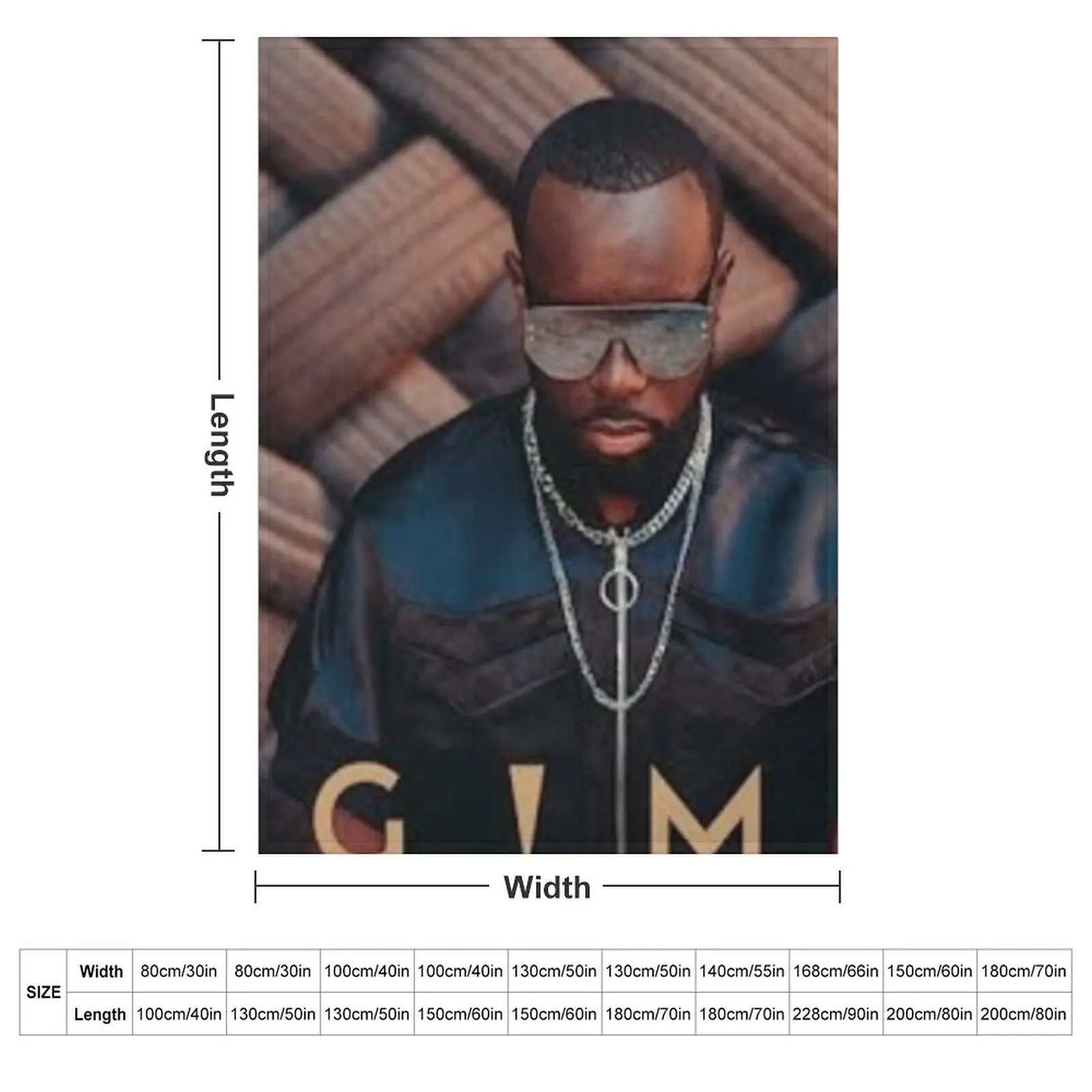 Плакат GIMS LE FLEAU Плед Среда Тонкие одеяла