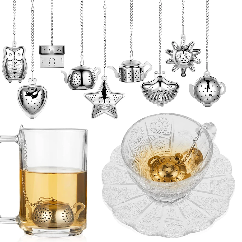 

Многофункциональные фильтры для чая, из нержавеющей стали, 9 шт.