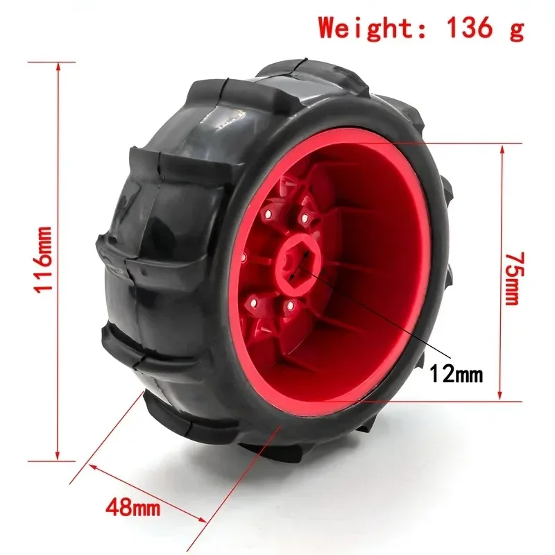 Для 1:8 1:10 Trax Slash Huanqi 727 E-revo 116 мм Шина Радиоуправляемая модель автомобиля Короткая