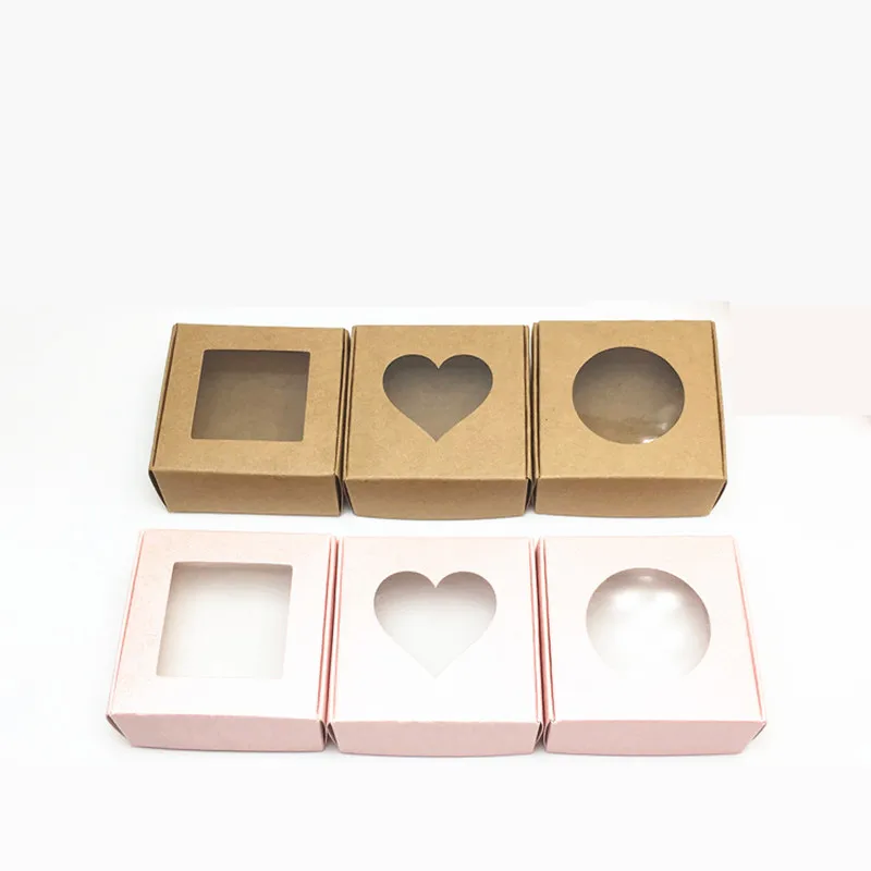 Blank Kraft carton Support custom sizes and print logo patterns carton Small Gifts Packaging Box