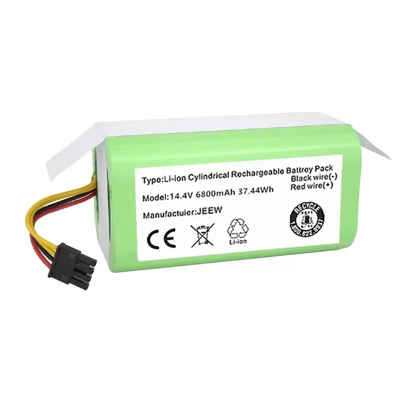 

2022 new 14.4v 6800mAh Li-Ion Battery for Cecotec Conga 1290 1390 1490 1590 Vacuum Cleaner Genio deluxe 370 gutrend echo 520