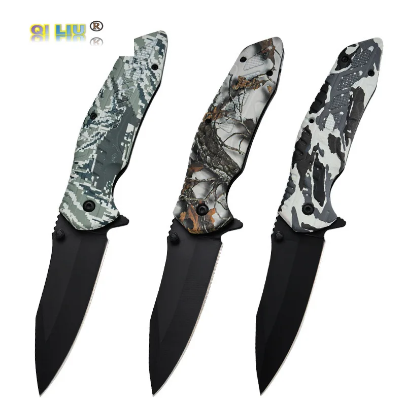 

Swiss Fold Army Knife Outdoor Camping Tactical Knife Survival Knives Military