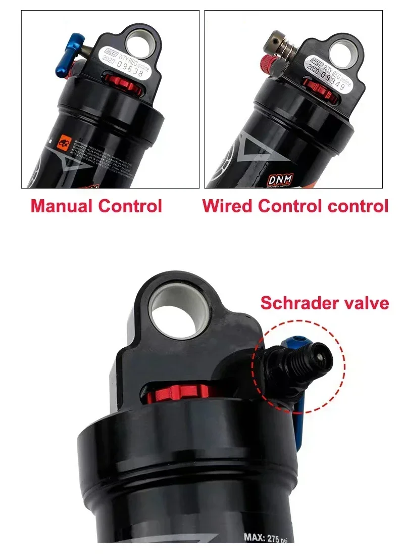 DNM AO-38RC противоударный трос для горного велосипеда с ручным управлением и