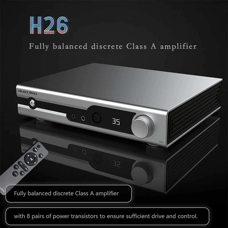 Gustard H26 Усилитель для наушников полностью балансный дискретный усилитель класса A