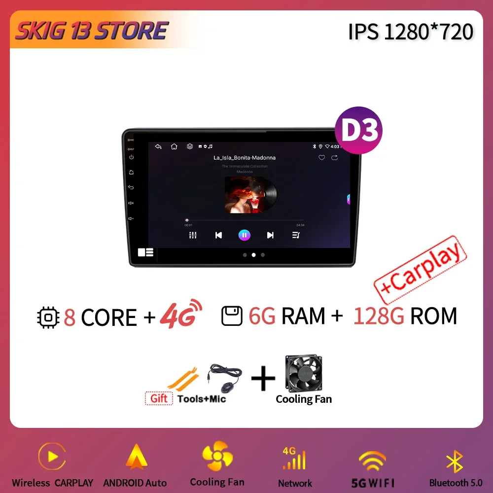 

Для Opel Zafira B 2005-2014 авто Android 14 радио автомобильный стерео радио навигация 4G GPS беспроводной мультимедийный Carplay сенсорный экран