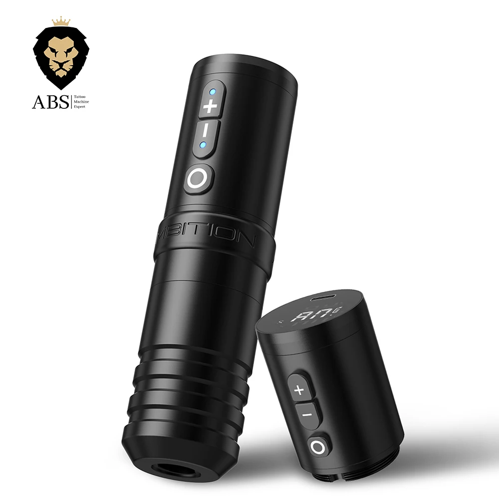 ABS Flash Max Беспроводная машина для татуировки Прямой стержень Ход 4 0 мм Аккумулятор