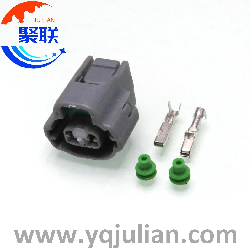 Auto 2pin plug female 90980-11162 wiring waterproof connector with terminals and seals 7283-7526 7283-7526-40
