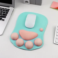 3d mouse pad anime silicone cat paw mouse pad wrist rest support memory foam mat
