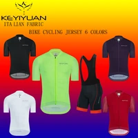 keyiyuan 2022 6 colors cycling sets bike uniform summer cycling jersey set road bicycle jerseys mtb bicycle cycling clothing