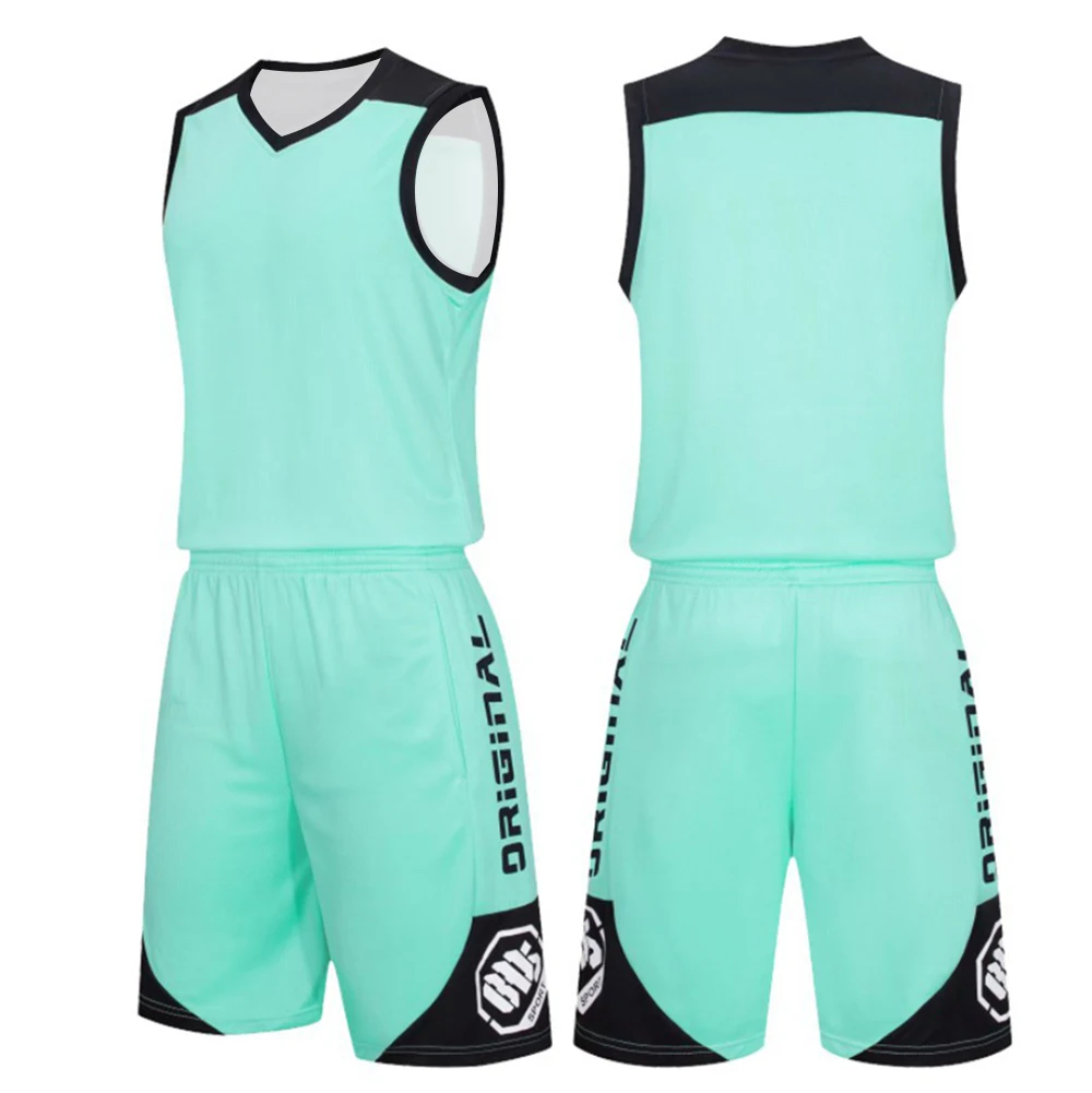 Men College Basketball Jerseys Uniform Sportswear Youth Boys Basketball Jerseys Set Basketball Jerseys Set Training Apparel