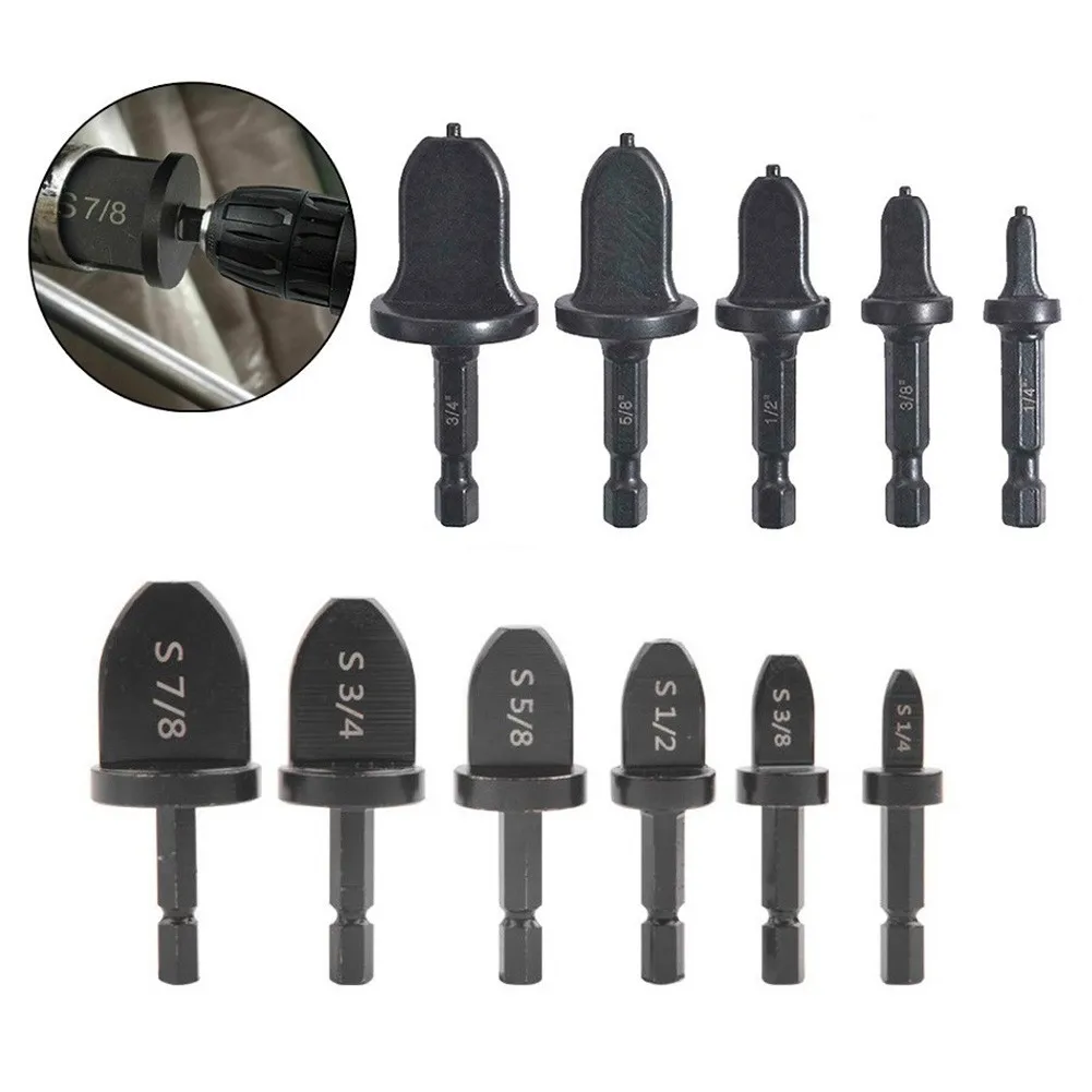 

11pcs Hex Shank Tube Expander Imperial Tube Pipe Expander Support For Air Conditioner Conditioning Swaging Rotary Tool Set