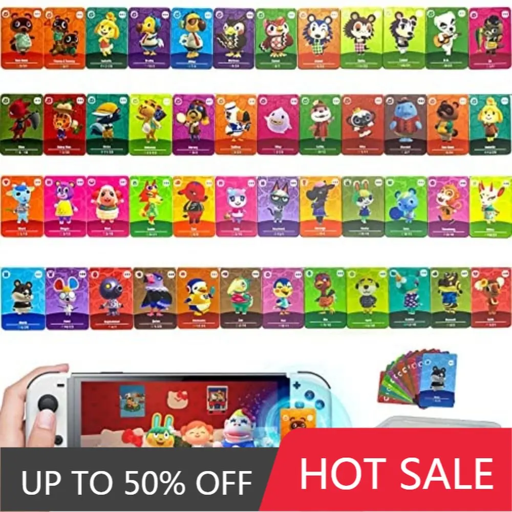 

Hot Game Animals Crossing New Horizons Amiibo Card Ankha Marshal Maple NS Switch 3DS Game Set Mini NFC Cards Series 1 2 3 4 5