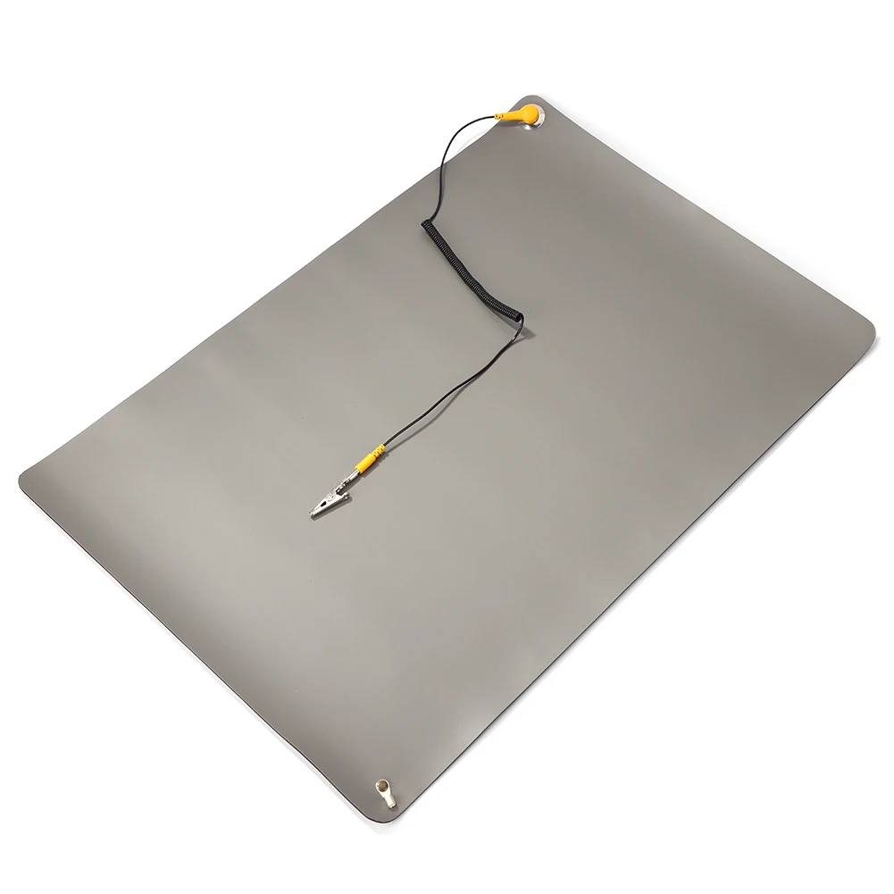 

Heat Insulation Rubber Pad Desk Mat Ground Wire PC Electronics Repair Anti-Static Platform Repair Station