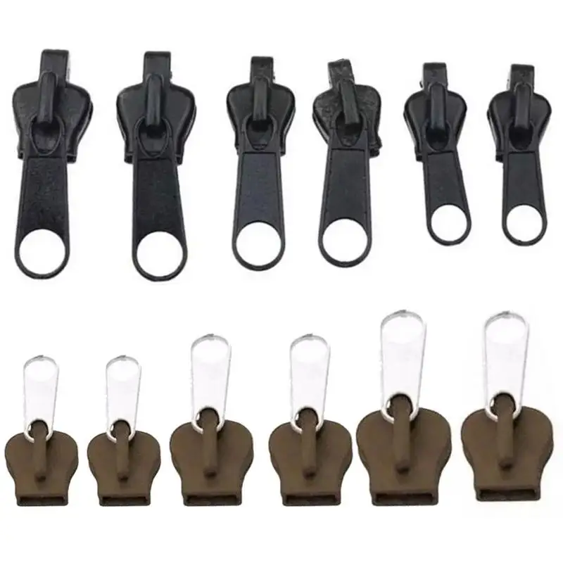 

Zipper Pull Slider Instant Fix Zipper Universal Repair Kit Replacement Zip Slider Multifunctional Clothing Teeth Cloth Supplies